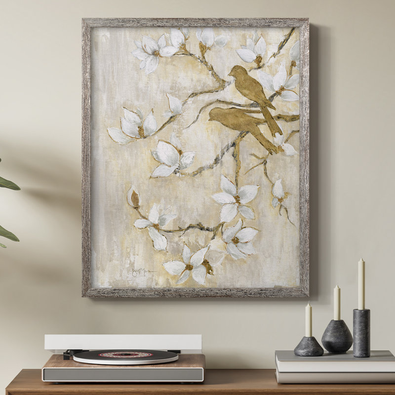 Song of Spring II, reproduction encadrée - bois massif, H 11 po x l 9 po