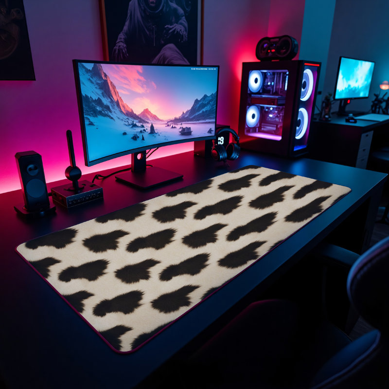 Polyester Desk Pad, 14.4x12.1