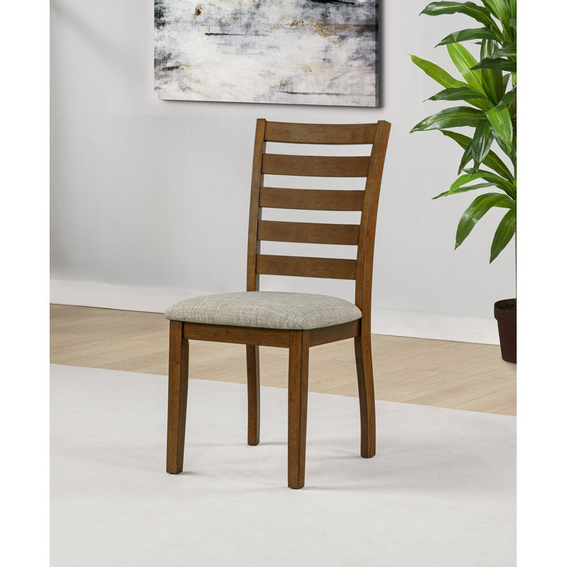 Chaise d'appoint de salle à manger l 19,4 po non affectée, brun chaud