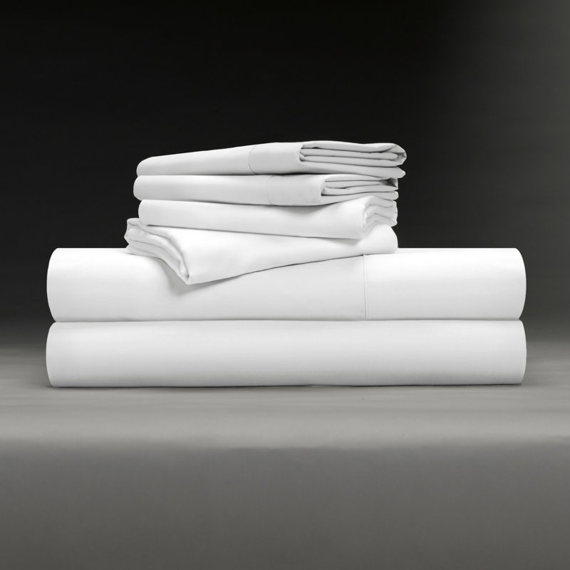 Ensemble d'édredon 5 pièces en coton standard, Édredon pour lit double et 9 pièces additionnell, Blanc