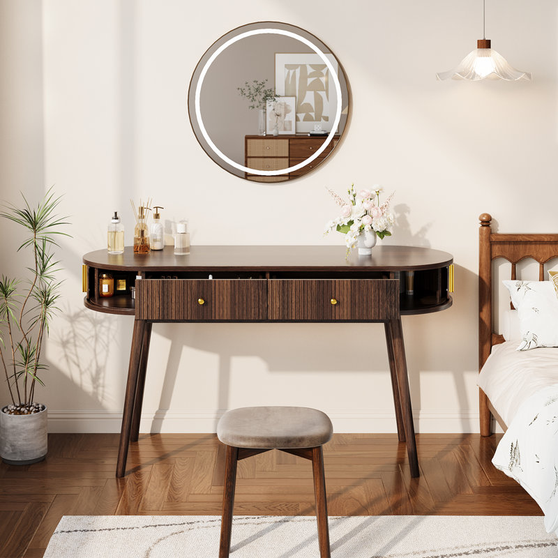 Bureau d'écriture Mid-Century, Brun