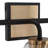 Hazella 3-light Dimmable Transparent Glass Brass/Black Modern Vanity Light