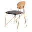 Chaise de salle à manger à dossier bas Chanoa