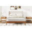 Lit plateforme solide en bois de bambou sec 12 pouces