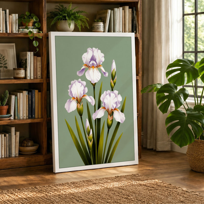 Print, 24x16 - 61.0 x 40.6 cm, Teal Border