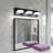  18" 3-Light Matte Black Dimmable LED Bathroom Vanity Light Modern Sconce Over Mirror-1476250431-1476250427