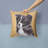Border Collie Outdoor Throw Pillow