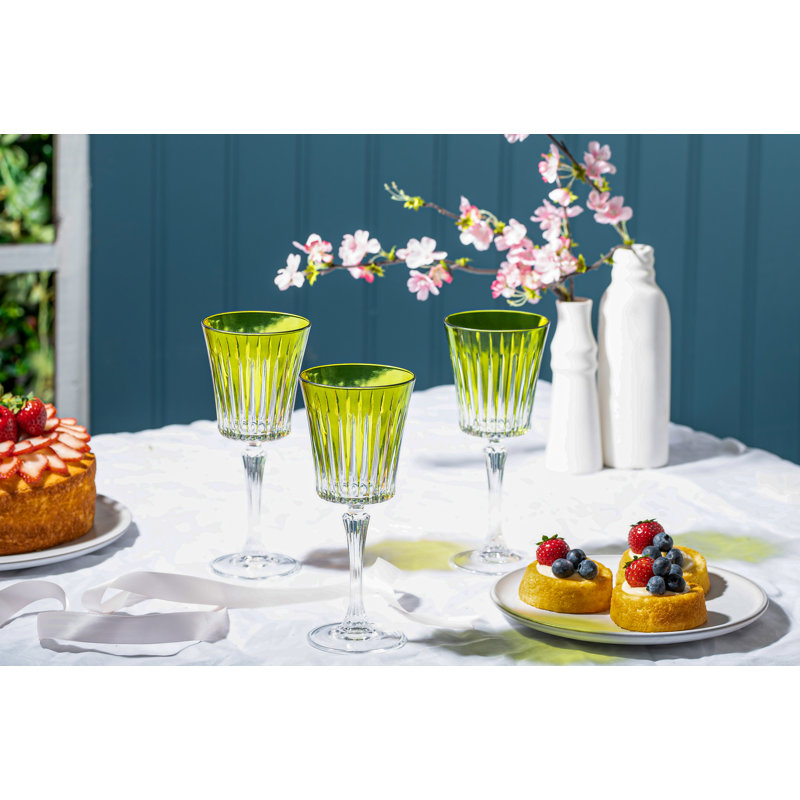 Crystal Goblet, 10 oz., Green