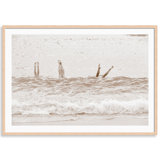 Handsands Sepia Print by Carly Tabak