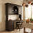 Large Wine Cabinet With Drawers, Anti-Tip – Farmhouse Storage For Dining Room