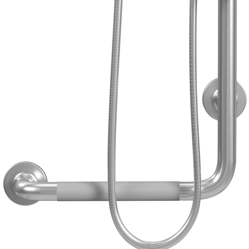 Barre coulissante PULSE ShowerSpas Ergo, Nickel brossé