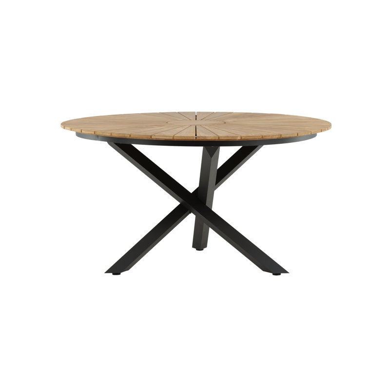 Anoki Round Outdoor , 140cm cm W 140cm cm D, Black