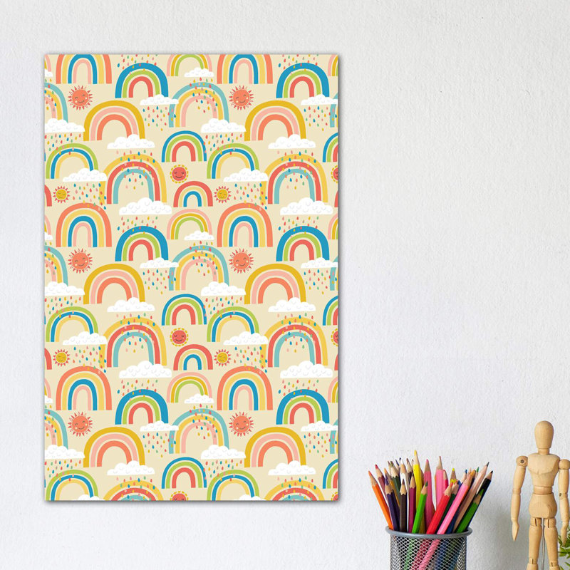 «Jungle Chums V» par Nadia Hassan - reproduction d'art, Pas de tapis, H 40 po x l 26 po x P 1,5 po, Toile tendue