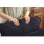 Canapé modulaire à assise profonde, canapé confortable avec repose-pieds Cloud, causeuse, canapé modulaire rembourré en velours côtelé 85,8 po pour salon, appartement, studio, bureau.