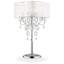 Lampe de table argentée 35 po