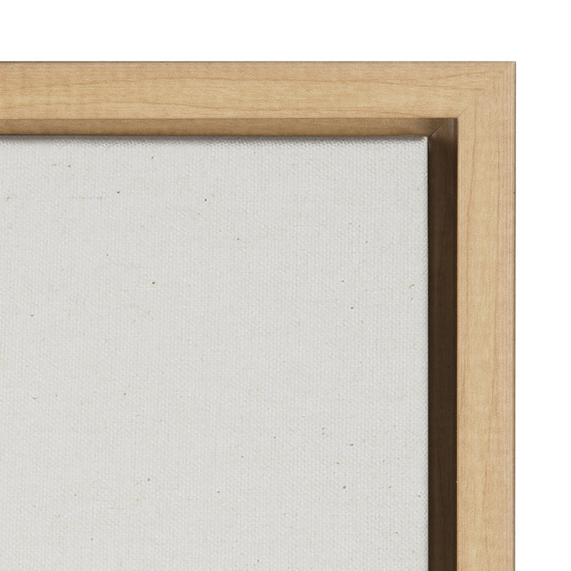«Hey Dude Highland Cow Color» par The Creative Bunch Studio, reproduction d'art sur toile encadrée, H 23 po x l 33 po