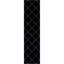 Tapis contemporain noir et argent Etowah-365332848