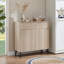 Buffet moderne avec portes cannelées, buffet avec rangement, crédence contemporaine pour salle à manger, cuisine et salon-681847616-681847620