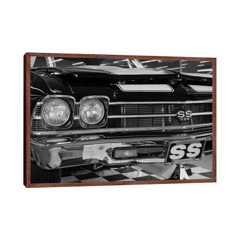 Chevelle - Print on Canvas, 101.6 cm H x 66.04 cm W, Brown Floater Framed