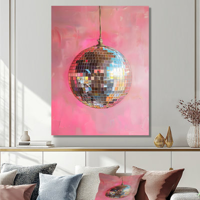 Glittering Disco Ball - Cowgirls Wall Art Print