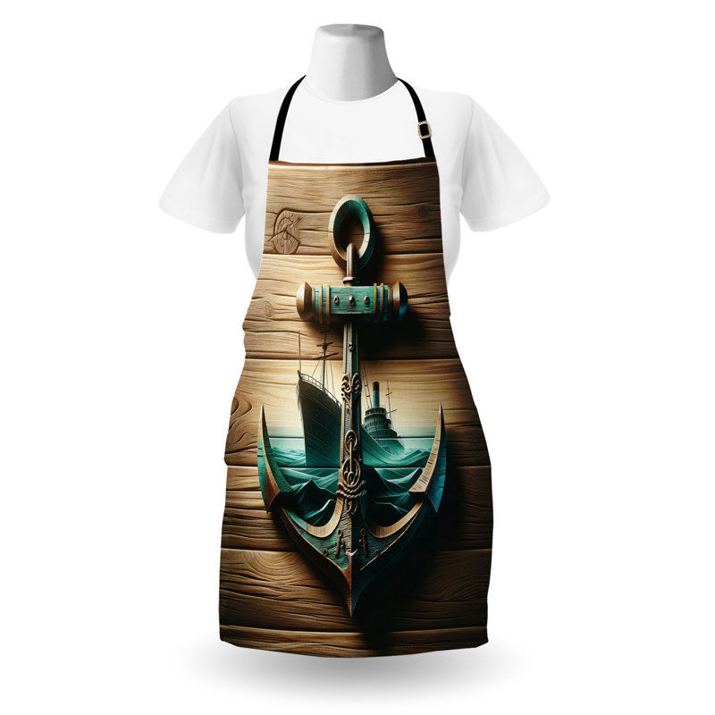 No Pattern Bib Apron