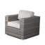 Chaise de patio avec coussins Kingsbury