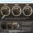 24''/30'' Round Led Bathroom Mirror, Gold/Black/Gray Frame Vanity Mirror, Lighted Wall Mounted Circle Mirror, Anti-Fog, Dimmable , 3 Colors Frontlit (Horizontal/Vertical)-113336740-113336739
