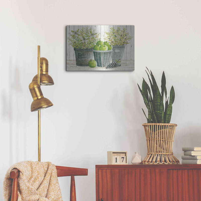 «August Eucalyptus Farmer's Market» par Cindy Jacobs, August Grove®, art mural en métal, H 16 po x l 24 po