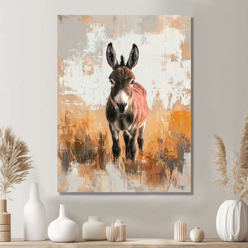 Dolph - Animals Wall Art, Toile tendue, Ne s’applique pas, H 20 po x l 12 po