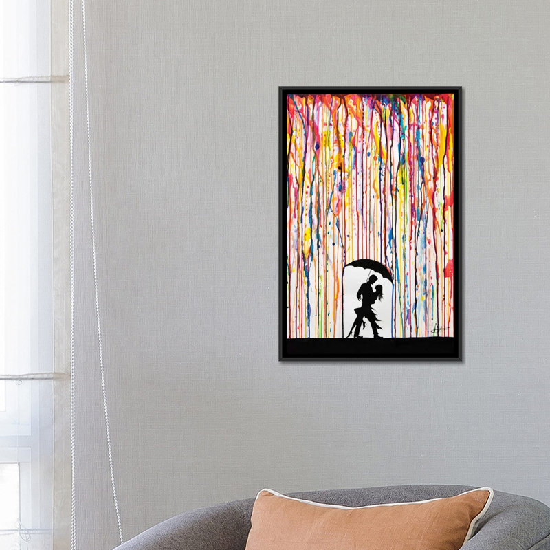 Tempest par Marc Allante - reproduction, H 26 po x l 18 po x P 1,5 po, Toile encadrée noire