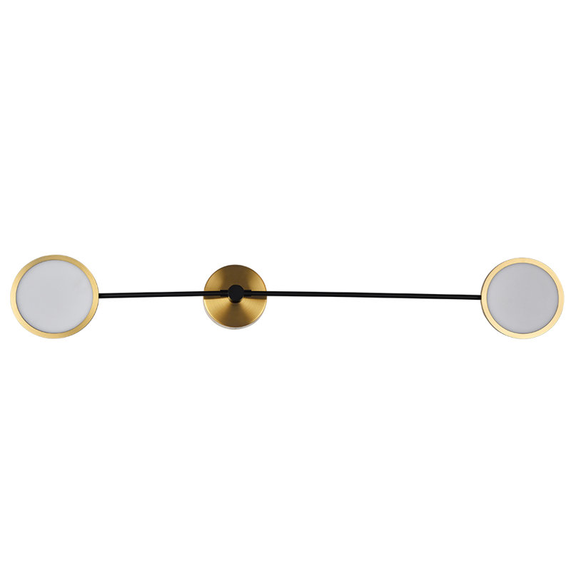 Torino 39-in Integrated LED ETL Certified Wall Sconce Light with Rotating LED Circular Disks