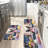 Boston Terrier in Kitchen, 2 Pcs Non Slip Kitchen Mats