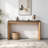 Black Wood Console Table