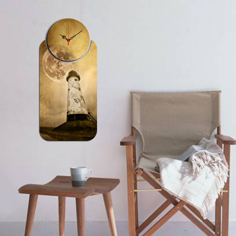 Ensemble de 2 horloges murales décoratives Chic, design moderne, 26,8 x 12,6 pouces | Fabrication 100% bois aggloméré, épaisseur: 0,1 pouce | Parfait pour le salon, le bureau ou la chambre à coucher, les garde-temps élégants et fonctionnels