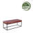 Holtman Faux Leather Bench with Metal Legs-471950982