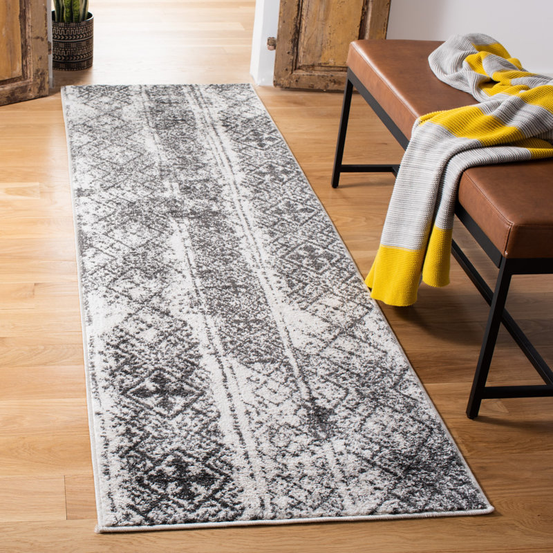 Finney Performance Geometric Rug, Runner 2'6" x 8'