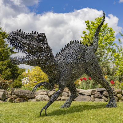 Animals Weather Resistant Water Resistant Rust Resistant Metal Garden Statue