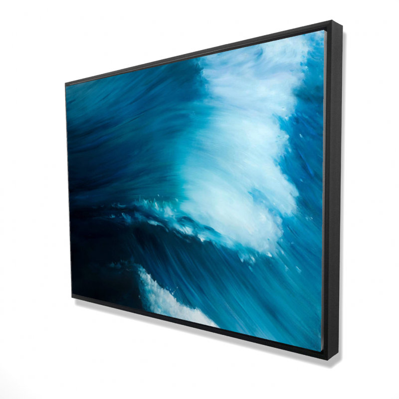 «Unleashed Sea» - Toile encadrée 36 po x 48 po