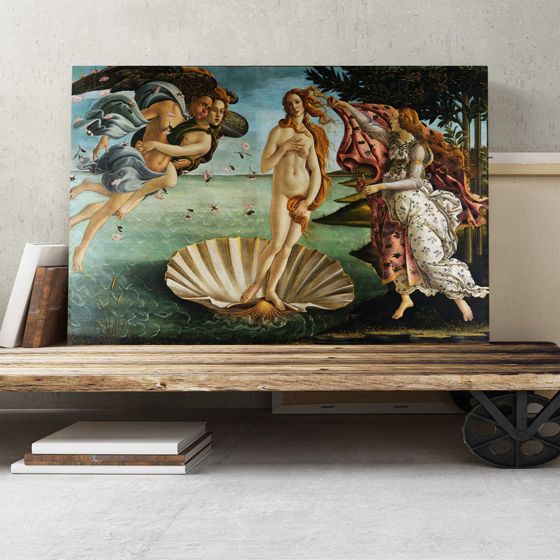 Sandro Botticelli - Wrapped Canvas Painting, 50cm H x 76cm W
