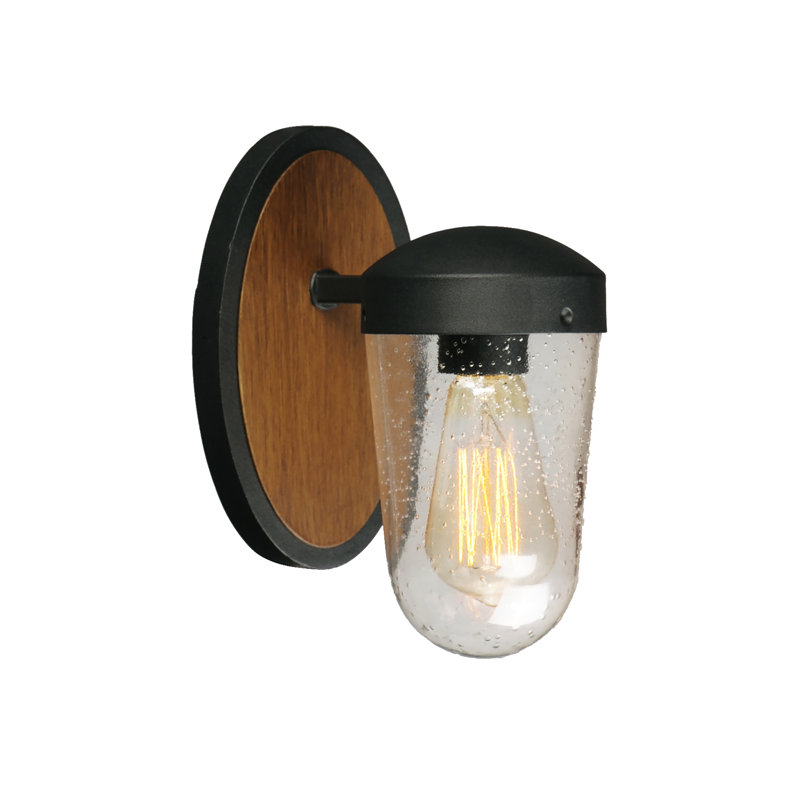 Mooney Wall Light, Antique Pecan