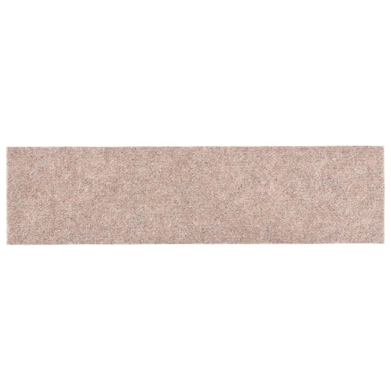 Brandun Self-adhesive Stair Mats Anthracite, Light Brown, Rectangular 25cm x 60cm