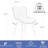 Heitger Leather Upholstered Side Chairs Modern Dining Chairs, Wingback Dining Room Chair-1140462367