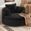 Fauteuil d'appoint pivotant avec 3 coussins amovibles