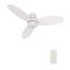 Ventilateur de plafond encastré intelligent avec télécommande et ensemble d'éclairage inclus-70836765-128764398