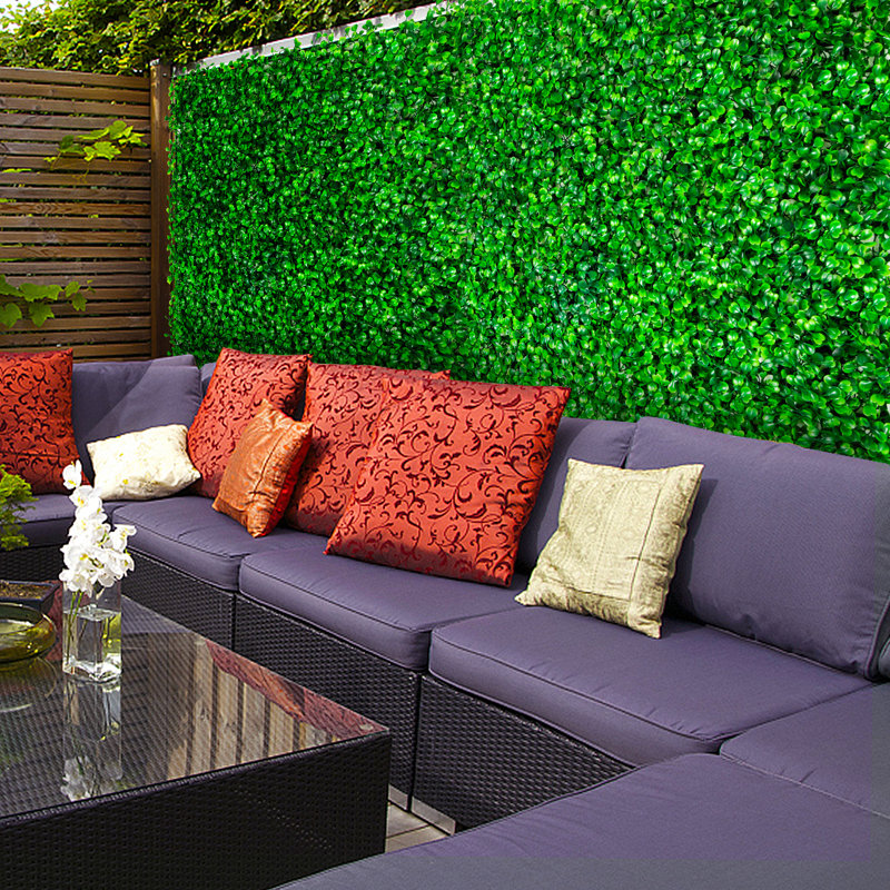 4.1cm Faux Boxwood Hedge, 4.1cm H x 25.4cm W, 24
