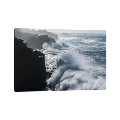 " Winter Storm Watching, Shore Acres State Park, Southern Oregon Coast, USA " Print