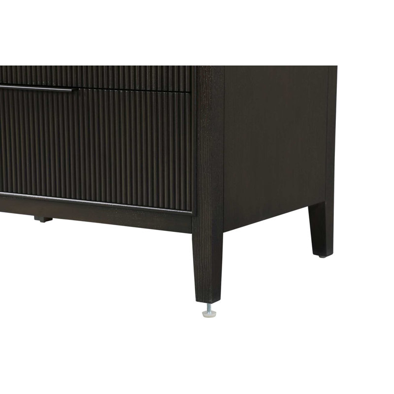 Meuble-lavabo simple 36 po en chêne chocolat, Chêne chocolat, 36"
