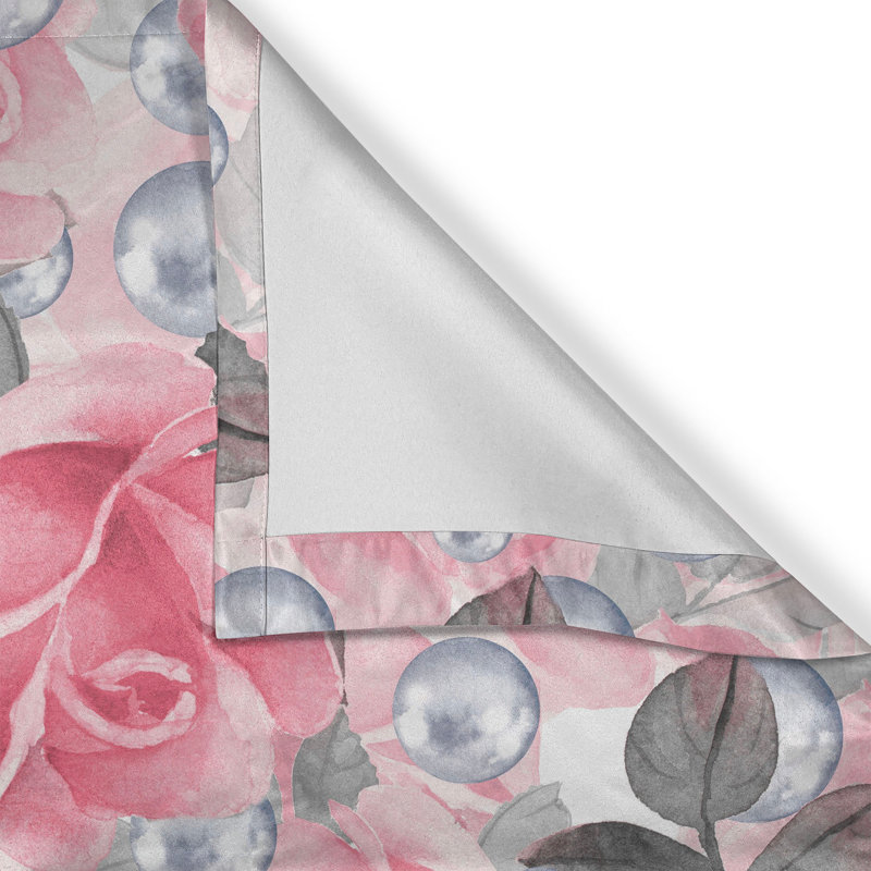 Polyester Semi Sheer Curtain Pair, 140cm W x 400cm L