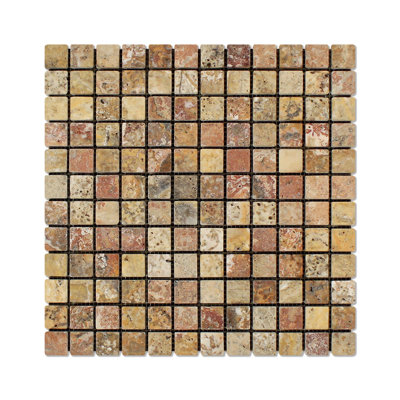 Carreau de mosaïque en travertin