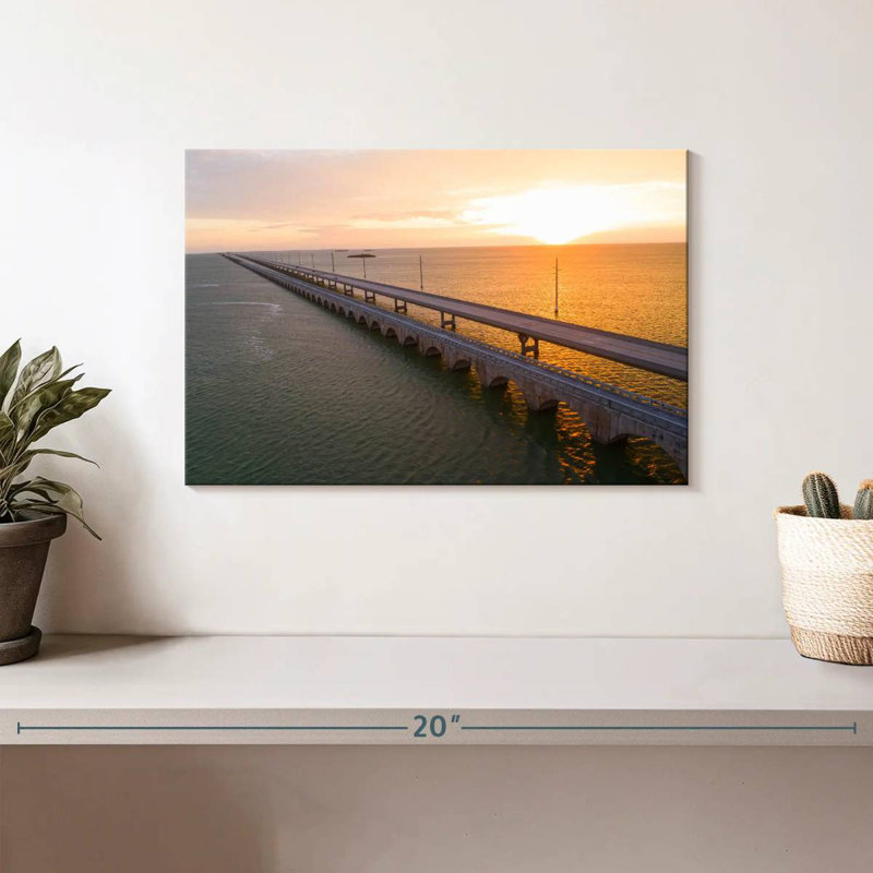 Lilie Overseas Highway Bridge, 8" H x 12" W